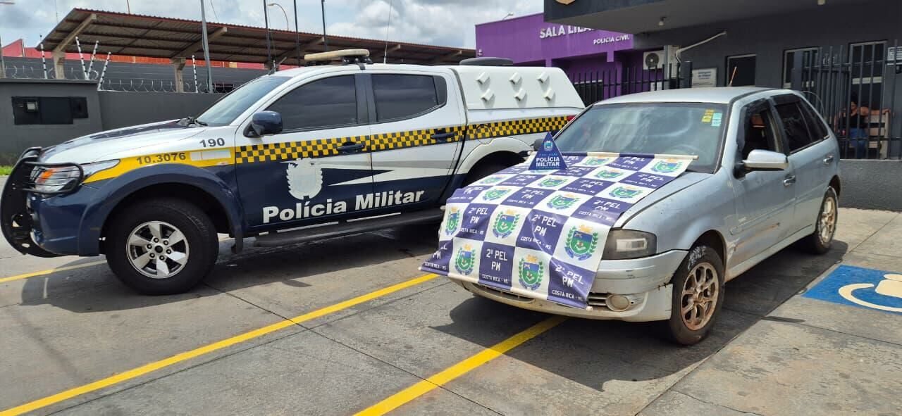 Imagem de compartilhamento para o artigo Homem que furtou carro é preso em Costa Rica; Autor era foragido da Justiça por tráfico de drogas da MS Todo dia